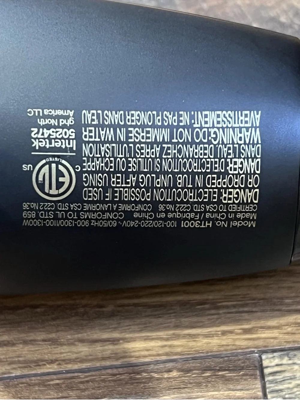 NEW ghd Flight + Travel Hair Dryer - Hairdryer (Black) With Luxury Travel Case